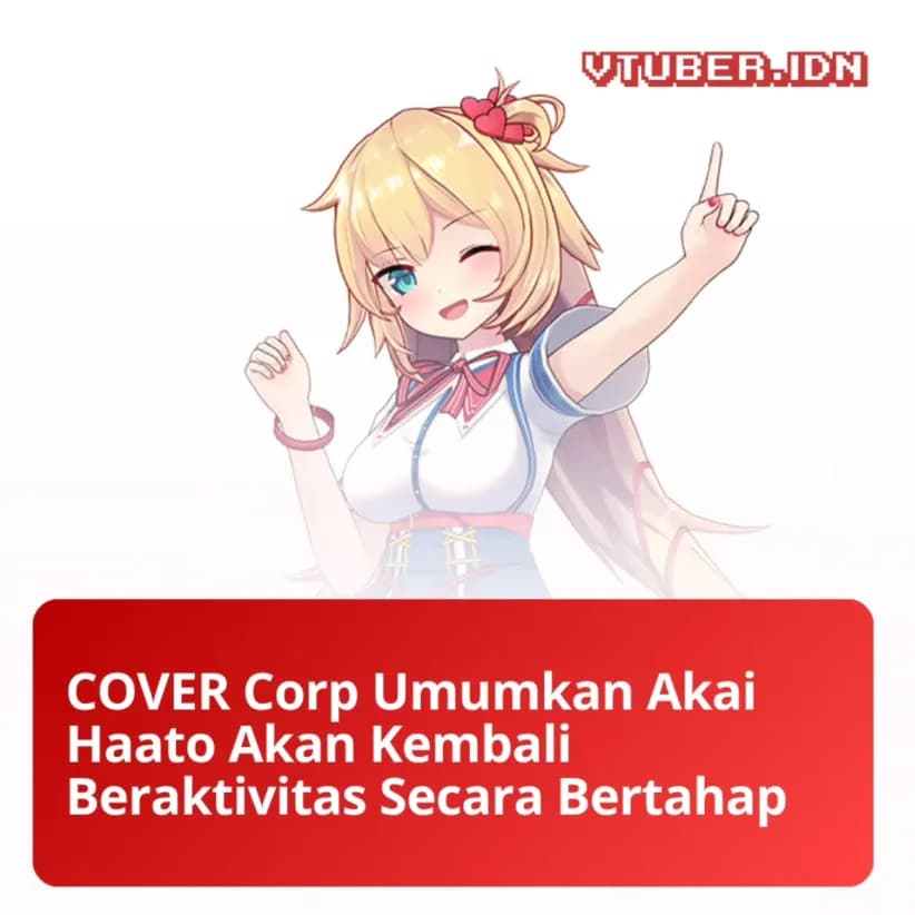 Akai Haato akan Combe Back ?